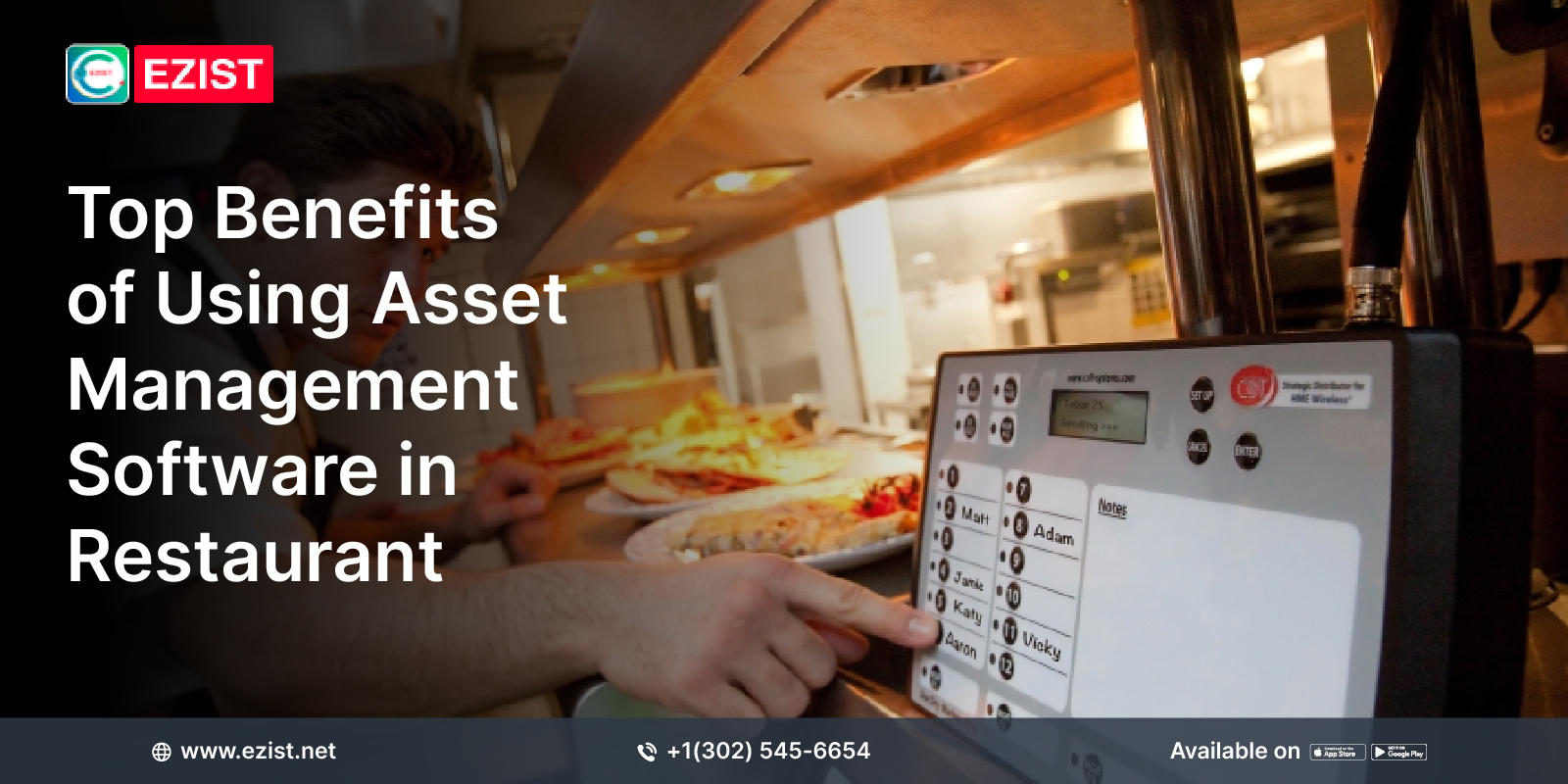 Asset Management Software in Restaurant